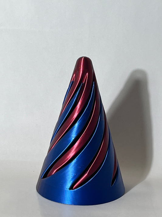 3D printed spiral fidget